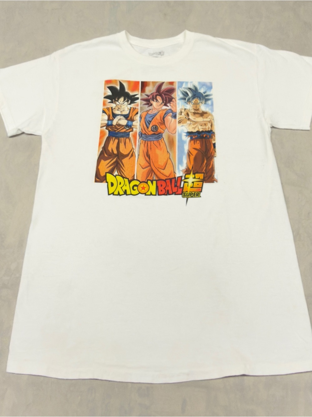 Dragon Ball Super Graphic White Short Sleeve Tee
